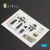 KELIK K72006 F-4J PHANTOM II INTERIOR 3D DECALS FOR FINEMOLDS KIT 1/72